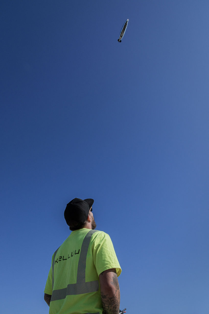 Unmanned airship designed by Finnish company Kelluu flying at REPMUS 2025.

During Exercises REPMUS and Dynamic Messenger 2025, NATO united Allied forces, partners, industry, and researchers to trial uncrewed systems, advanced sensing, and communications in real-life tests scenarios at sea. NATO’s Defence Innovation Accelerator (DIANA) helps turn new ideas into real capabilities by connecting innovators with real-world trials, making it easier for Allies to adopt technology, work together, and use innovative technologies to strengthen defence.