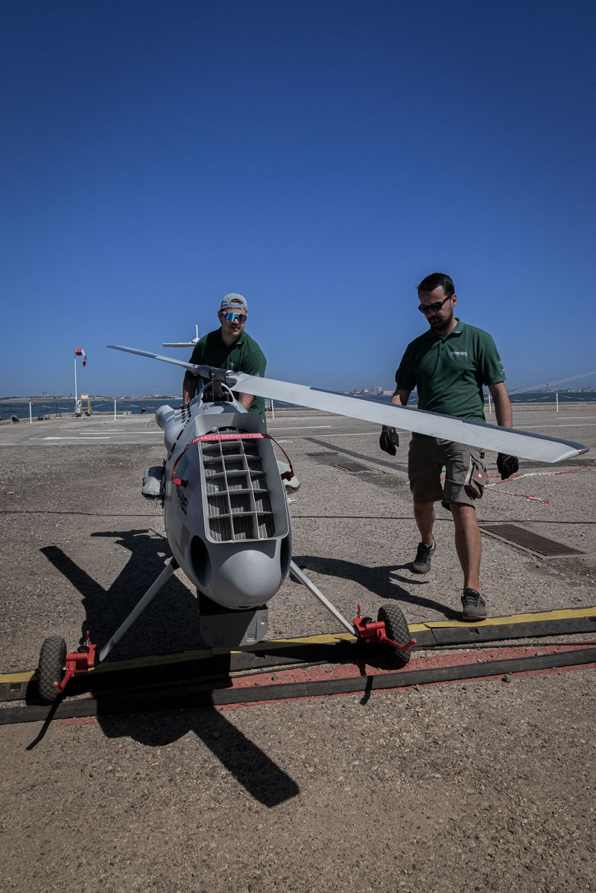 Unmanned aerial vehicle designed by Schiebel on display at REPMUS 2025.

During Exercises REPMUS and Dynamic Messenger 2025, NATO united Allied forces, partners, industry, and researchers to trial uncrewed systems, advanced sensing, and communications in real-life tests scenarios at sea. NATO’s Defence Innovation Accelerator (DIANA) helps turn new ideas into real capabilities by connecting innovators with real-world trials, making it easier for Allies to adopt technology, work together, and use innovative technologies to strengthen defence.