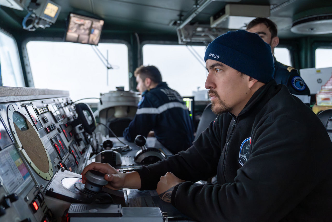 A French sailor looks out from the bridge of the French minehunter FS Sagittaire as it sails during exercise Freezing Winds.

NATO and its Allies are intensifying efforts to protect vital sea routes and critical infrastructure. Exercise Freezing Winds 2025 brought together ships from Standing NATO Mine Countermeasures Group One (SNMCMG1) and other Allied units to train side by side in the Baltic Sea’s harsh winter conditions. Over several days, naval forces, divers, and mine counter-measure teams practised joint operations to ensure readiness against diverse threats — from detecting and neutralising underwater threats to responding to disruptions affecting vital sea lines of communication. This exercise complements NATO’s Baltic Sentry enhanced vigilance activity, launched in January 2025 to strengthen surveillance and monitoring across the region. The exercise took place from 24 November to 4 December 2025.