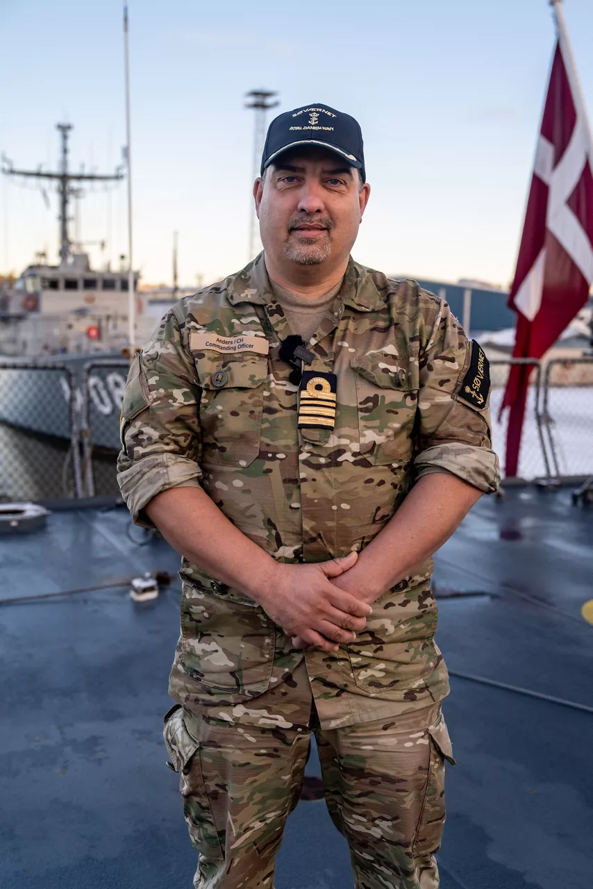 The commanding officer of the Danish frigate HDMS Niels Juel poses for a photo during exercise Freezing Winds.

NATO and its Allies are intensifying efforts to protect vital sea routes and critical infrastructure. Exercise Freezing Winds 2025 brought together ships from Standing NATO Mine Countermeasures Group One (SNMCMG1) and other Allied units to train side by side in the Baltic Sea’s harsh winter conditions. Over several days, naval forces, divers, and mine counter-measure teams practised joint operations to ensure readiness against diverse threats — from detecting and neutralising underwater threats to responding to disruptions affecting vital sea lines of communication. This exercise complements NATO’s Baltic Sentry enhanced vigilance activity, launched in January 2025 to strengthen surveillance and monitoring across the region. The exercise took place from 24 November to 4 December 2025.