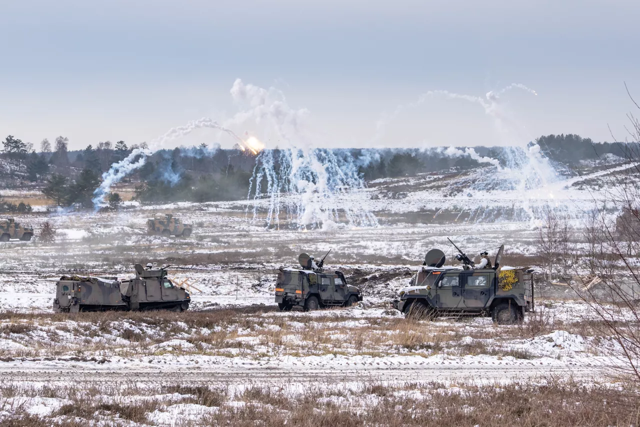 NATO troops engage targets during a live‑fire exercise on the training range during exercise Steadfast Dart 26.

Between January and March, around 10,000 troops from 13 NATO Allies deployed across Europe for exercise Steadfast Dart 26 — the Alliance’s largest and most visible drill of the year. The exercise brought together 17 naval vessels, more than 20 aircraft and roughly 1,500 military vehicles in Germany, testing NATO’s rapid reinforcement and coordination across land, air, sea and cyber domains.