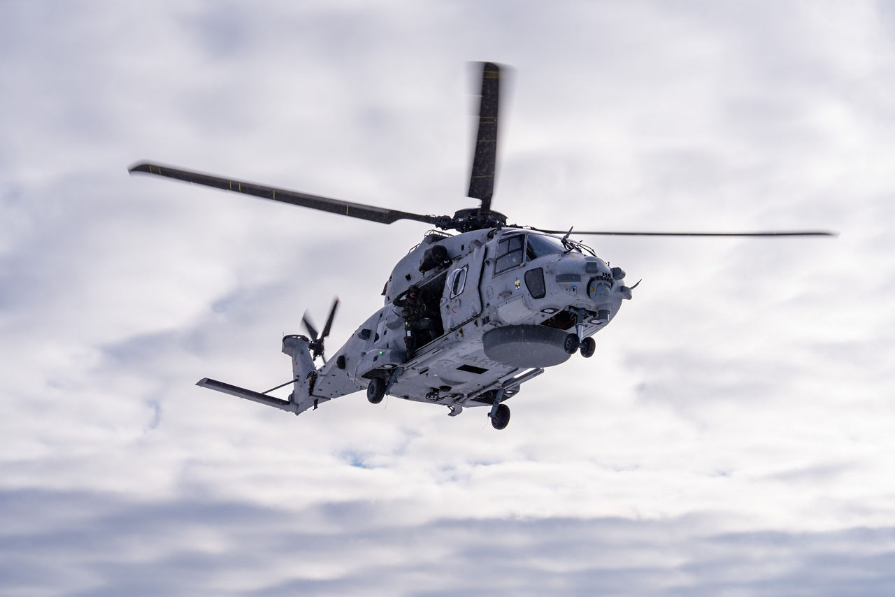 A German Navy NH90 helicopter takes off during exercise Steadfast Dart 26.

Between January and March, around 10,000 troops from 13 NATO Allies deployed across Europe for exercise Steadfast Dart 26 — the Alliance’s largest and most visible drill of the year. The exercise brought together 17 naval vessels, more than 20 aircraft and roughly 1,500 military vehicles in Germany, testing NATO’s rapid reinforcement and coordination across land, air, sea and cyber domains.