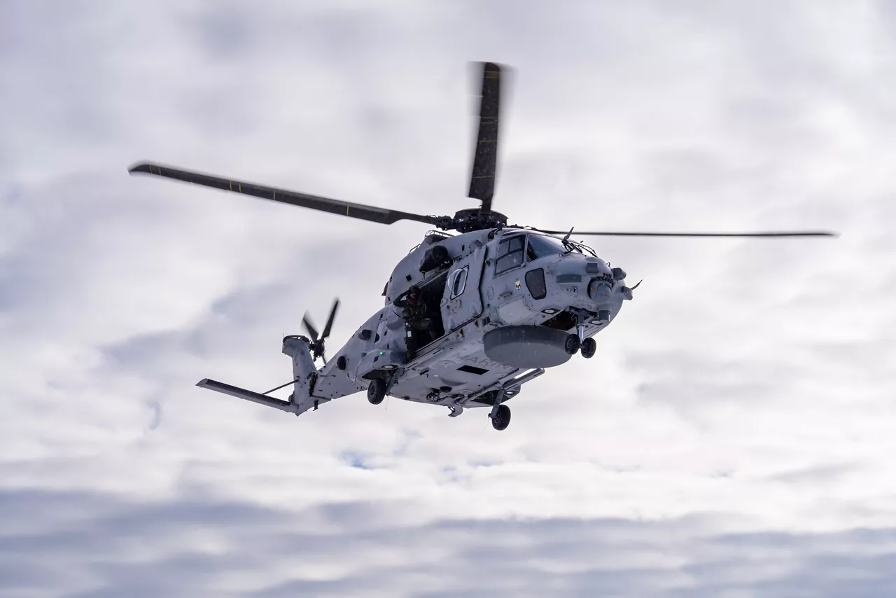 A German Navy NH90 helicopter takes off during exercise Steadfast Dart 26.

Between January and March, around 10,000 troops from 13 NATO Allies deployed across Europe for exercise Steadfast Dart 26 — the Alliance’s largest and most visible drill of the year. The exercise brought together 17 naval vessels, more than 20 aircraft and roughly 1,500 military vehicles in Germany, testing NATO’s rapid reinforcement and coordination across land, air, sea and cyber domains.