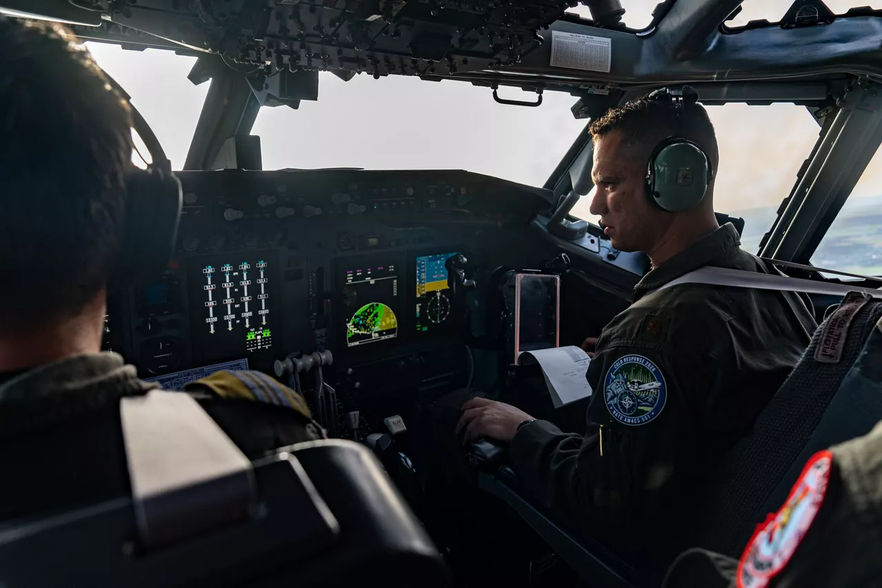 NATO aircrew patrol the skies aboard an E‑3A Airborne Warning and Control System (AWACS) aircraft.

NATO’s Airborne Warning and Control System (AWACS) launched its first surveillance flight over the Barents Sea on 6 March 2026 in support of the enhanced vigilance activity “Arctic Sentry.” Arctic Sentry brings together exercises, troops and capabilities from several NATO Allies across the Arctic and the High North. By boosting surveillance and sharpening joint readiness, ”Arctic Sentry”  helps ensure that NATO and Allies can respond together to challenges in one of the world’s most strategically important regions.