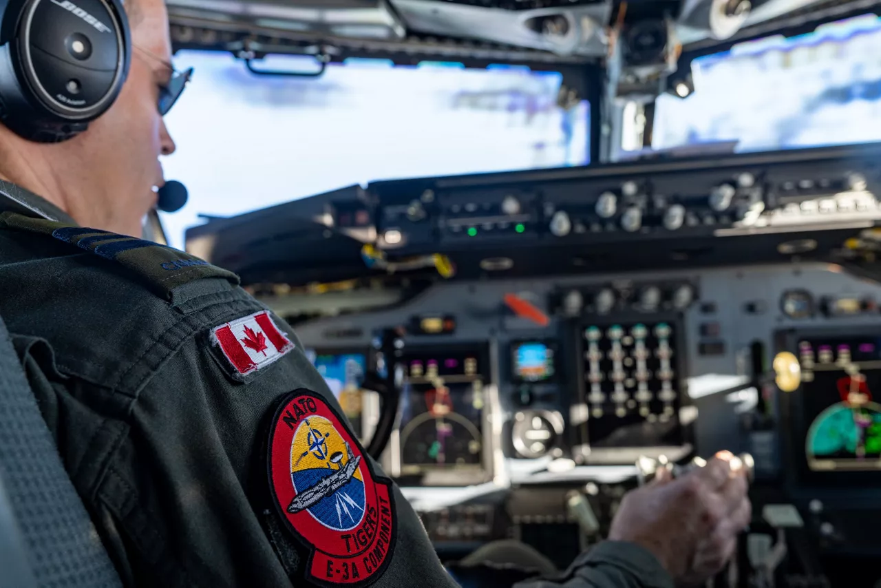 A Royal Canadian Air Force pilot patrols the skies aboard a NATO E‑3A Airborne Warning and Control System (AWACS) aircraft.

NATO’s Airborne Warning and Control System (AWACS) launched its first surveillance flight over the Barents Sea on 6 March 2026 in support of the enhanced vigilance activity “Arctic Sentry.” Arctic Sentry brings together exercises, troops and capabilities from several NATO Allies across the Arctic and the High North. By boosting surveillance and sharpening joint readiness, ”Arctic Sentry”  helps ensure that NATO and Allies can respond together to challenges in one of the world’s most strategically important regions.