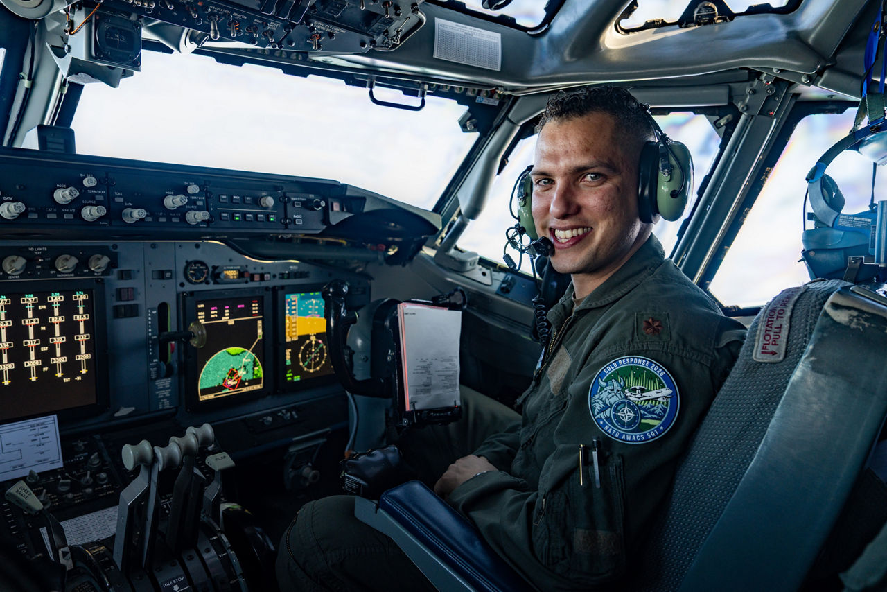 A United States Air Force pilot patrols the skies aboard a NATO E‑3A Airborne Warning and Control System (AWACS) aircraft.

NATO’s Airborne Warning and Control System (AWACS) launched its first surveillance flight over the Barents Sea on 6 March 2026 in support of the enhanced vigilance activity “Arctic Sentry.” Arctic Sentry brings together exercises, troops and capabilities from several NATO Allies across the Arctic and the High North. By boosting surveillance and sharpening joint readiness, ”Arctic Sentry”  helps ensure that NATO and Allies can respond together to challenges in one of the world’s most strategically important regions.