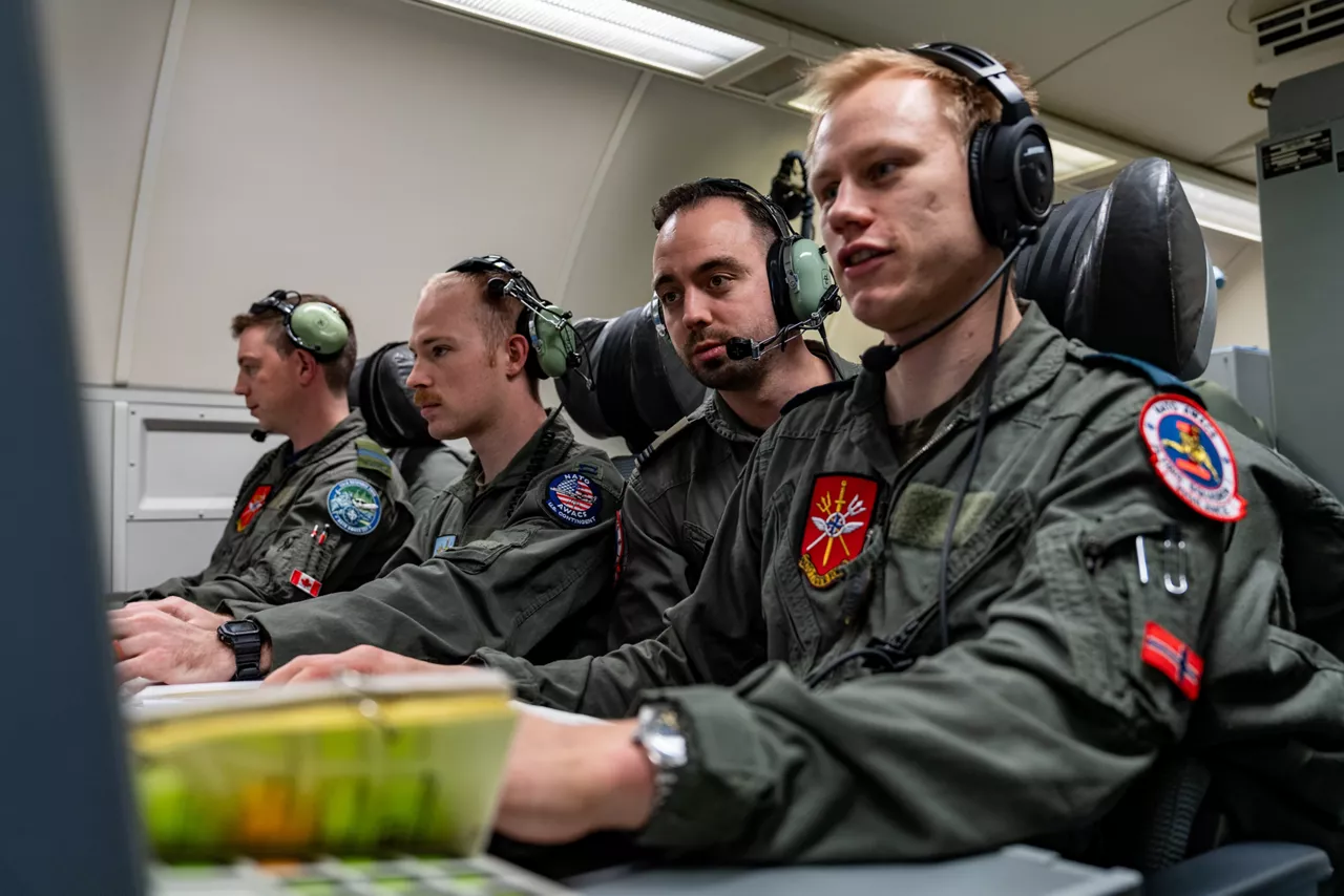 Aircrew from Canada, the Netherlands, Norway and the United States monitor the skies aboard a NATO E‑3A Airborne Warning and Control System (AWACS) aircraft.

NATO’s Airborne Warning and Control System (AWACS) launched its first surveillance flight over the Barents Sea on 6 March 2026 in support of the enhanced vigilance activity “Arctic Sentry.” Arctic Sentry brings together exercises, troops and capabilities from several NATO Allies across the Arctic and the High North. By boosting surveillance and sharpening joint readiness, ”Arctic Sentry”  helps ensure that NATO and Allies can respond together to challenges in one of the world’s most strategically important regions.