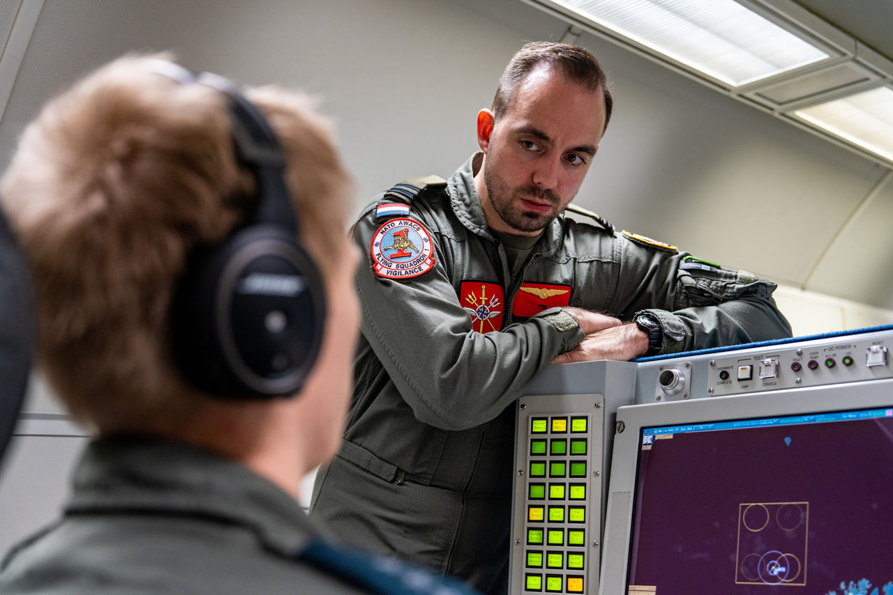 Aircrew from the Netherlands and Norway work side‑by‑side aboard a NATO E-3A Airborne Warning and Control System (AWACS) aircraft.

NATO’s Airborne Warning and Control System (AWACS) launched its first surveillance flight over the Barents Sea on 6 March 2026 in support of the enhanced vigilance activity “Arctic Sentry.” Arctic Sentry brings together exercises, troops and capabilities from several NATO Allies across the Arctic and the High North. By boosting surveillance and sharpening joint readiness, ”Arctic Sentry”  helps ensure that NATO and Allies can respond together to challenges in one of the world’s most strategically important regions.