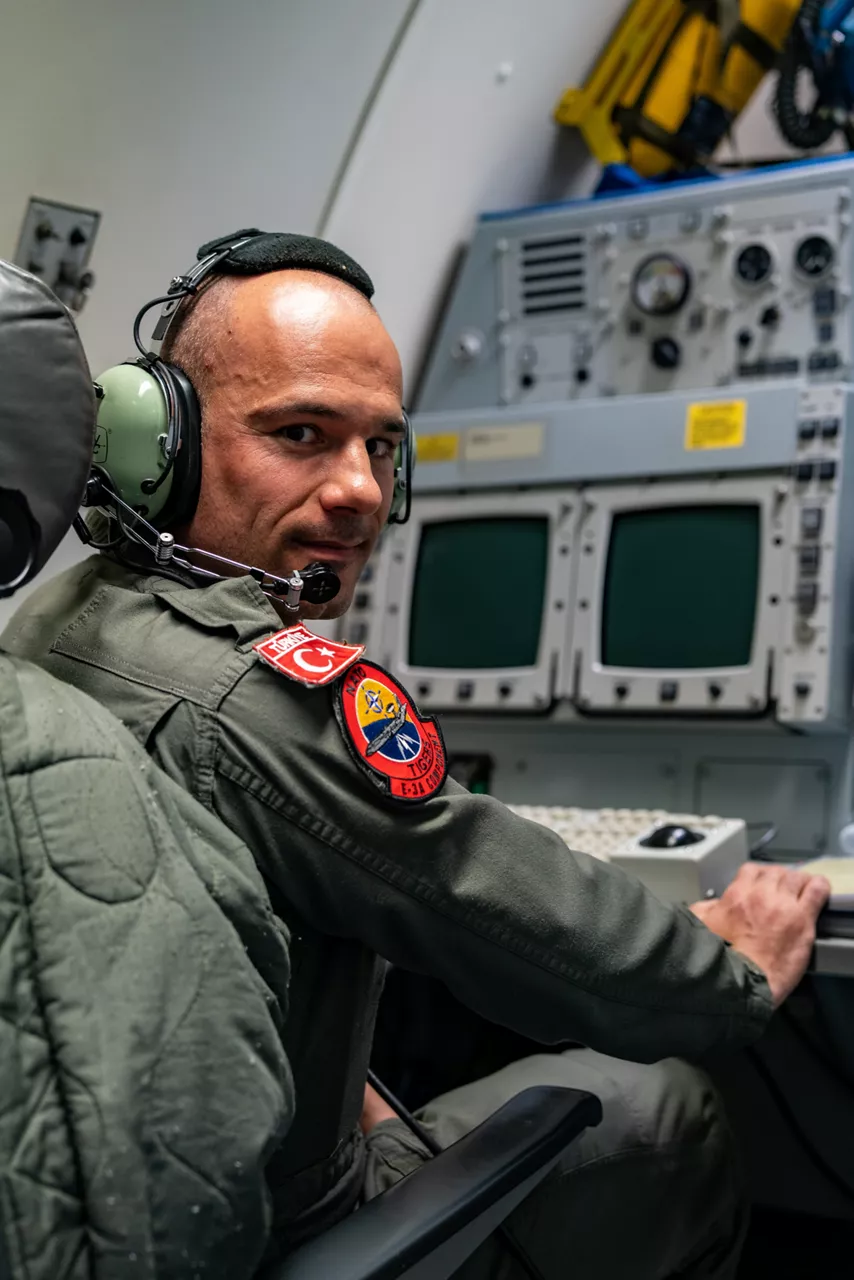 A Turkish crewmember monitors the radar system of their E-3A Airborne Warning and Control System (AWACS) aircraft.

NATO’s Airborne Warning and Control System (AWACS) launched its first surveillance flight over the Barents Sea on 6 March 2026 in support of the enhanced vigilance activity “Arctic Sentry.” Arctic Sentry brings together exercises, troops and capabilities from several NATO Allies across the Arctic and the High North. By boosting surveillance and sharpening joint readiness, ”Arctic Sentry”  helps ensure that NATO and Allies can respond together to challenges in one of the world’s most strategically important regions.