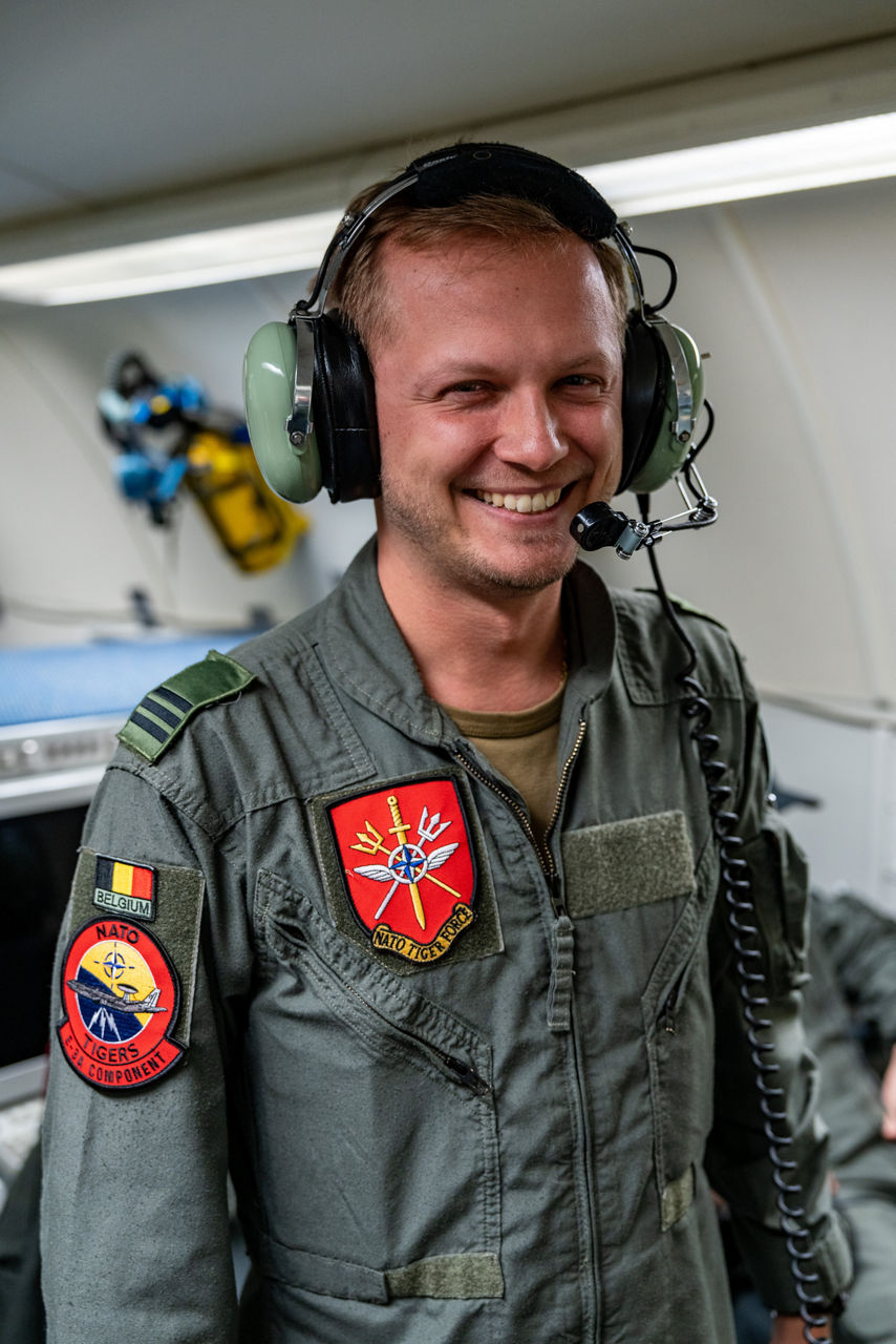 A Belgian aircrew member looks towards the camera aboard a NATO E‑3A Airborne Warning and Control System (AWACS) aircraft.

NATO’s Airborne Warning and Control System (AWACS) launched its first surveillance flight over the Barents Sea on 6 March 2026 in support of the enhanced vigilance activity “Arctic Sentry.” Arctic Sentry brings together exercises, troops and capabilities from several NATO Allies across the Arctic and the High North. By boosting surveillance and sharpening joint readiness, ”Arctic Sentry”  helps ensure that NATO and Allies can respond together to challenges in one of the world’s most strategically important regions.