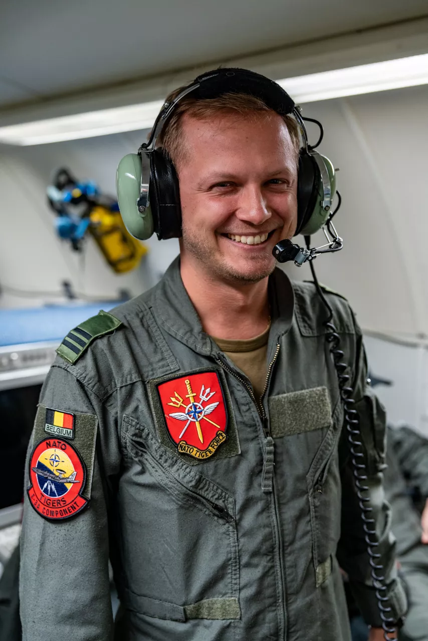 A Belgian aircrew member looks towards the camera aboard a NATO E‑3A Airborne Warning and Control System (AWACS) aircraft.

NATO’s Airborne Warning and Control System (AWACS) launched its first surveillance flight over the Barents Sea on 6 March 2026 in support of the enhanced vigilance activity “Arctic Sentry.” Arctic Sentry brings together exercises, troops and capabilities from several NATO Allies across the Arctic and the High North. By boosting surveillance and sharpening joint readiness, ”Arctic Sentry”  helps ensure that NATO and Allies can respond together to challenges in one of the world’s most strategically important regions.