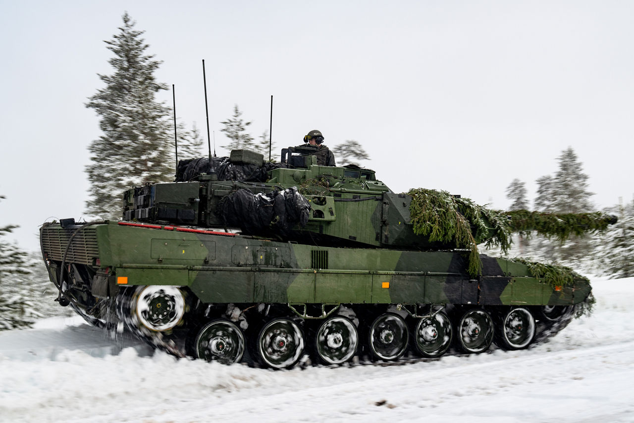 A Swedish tank moves through the fresh snow as part of defence drills in Lapland, Finland.

Exercise Cold Response 2026 brought together more than 32,000 troops from 14 Allied nations for intensive training above the Arctic circle in Norway and Finland. In Lapland, Finland, soldiers trained side‑by‑side to reinforce defensive positions and carry out tasks that test their endurance and teamwork in an environment where freezing temperatures, deep snow and long distances make every movement a challenge. Working together in these tough conditions helps Allies improve coordination, build trust and stay ready to work together in the harsh Arctic conditions, whenever needed. Cold Response is part of NATO’s recently established vigilance activity Arctic Sentry, dedicated to the defence and security of the High North and the Arctic.