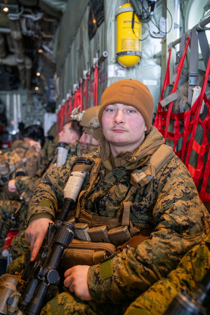 A US Marine poses for a photo while preparing for take‑off during Exercise Cold Response 2026 in Rovaniemi, Finland.

Exercise Cold Response 2026 showcased how Allied aircraft and aircrews operate in one of the most demanding environments on earth. In Finland’s Lapland region, Finnish F/A-18 fighter jets launched from icy runways while US Marines KC-130 tankers demonstrated their vital refuelling capabilities, both in the air, extending mission range, and on the ground, where they can set up temporary refuelling spots to support aircraft operation in remote locations. Pilots, ground crews and support teams trained side by side to maintain aircraft, coordinate sorties and ensure safe operations despite the Arctic’s extreme temperatures and challenging conditions. Cold Response is part of NATO’s recently established vigilance activity Arctic Sentry, dedicated to the defence and security of the High North and the Arctic, and it took place in Norway and Finland from 9 to 20 March 2026.
