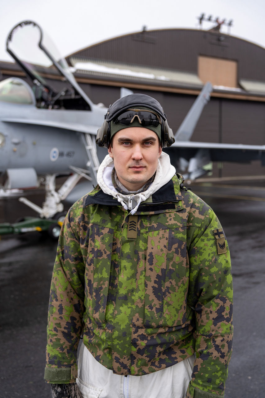 A Finnish aircraft mechanic looks toward the camera during Exercise Cold Response 2026 in Rovaniemi, Finland.

Exercise Cold Response 2026 showcased how Allied aircraft and aircrews operate in one of the most demanding environments on earth. In Finland’s Lapland region, Finnish F/A-18 fighter jets launched from icy runways while US Marines KC-130 tankers demonstrated their vital refuelling capabilities, both in the air, extending mission range, and on the ground, where they can set up temporary refuelling spots to support aircraft operation in remote locations. Pilots, ground crews and support teams trained side by side to maintain aircraft, coordinate sorties and ensure safe operations despite the Arctic’s extreme temperatures and challenging conditions. Cold Response is part of NATO’s recently established vigilance activity Arctic Sentry, dedicated to the defence and security of the High North and the Arctic, and it took place in Norway and Finland from 9 to 20 March 2026.
