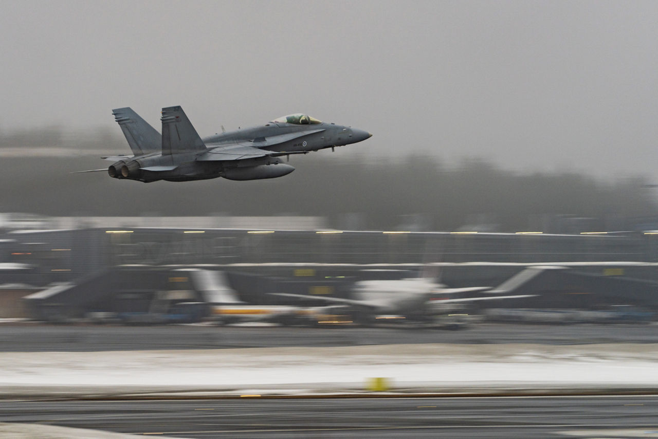A Finnish Air Force F/A‑18 takes off from Rovaniemi Air Base during Exercise Cold Response 2026, with the civilian terminal of Rovaniemi Airport in the background.

Exercise Cold Response 2026 showcased how Allied aircraft and aircrews operate in one of the most demanding environments on earth. In Finland’s Lapland region, Finnish F/A-18 fighter jets launched from icy runways while US Marines KC-130 tankers demonstrated their vital refuelling capabilities, both in the air, extending mission range, and on the ground, where they can set up temporary refuelling spots to support aircraft operation in remote locations. Pilots, ground crews and support teams trained side by side to maintain aircraft, coordinate sorties and ensure safe operations despite the Arctic’s extreme temperatures and challenging conditions. Cold Response is part of NATO’s recently established vigilance activity Arctic Sentry, dedicated to the defence and security of the High North and the Arctic, and it took place in Norway and Finland from 9 to 20 March 2026.