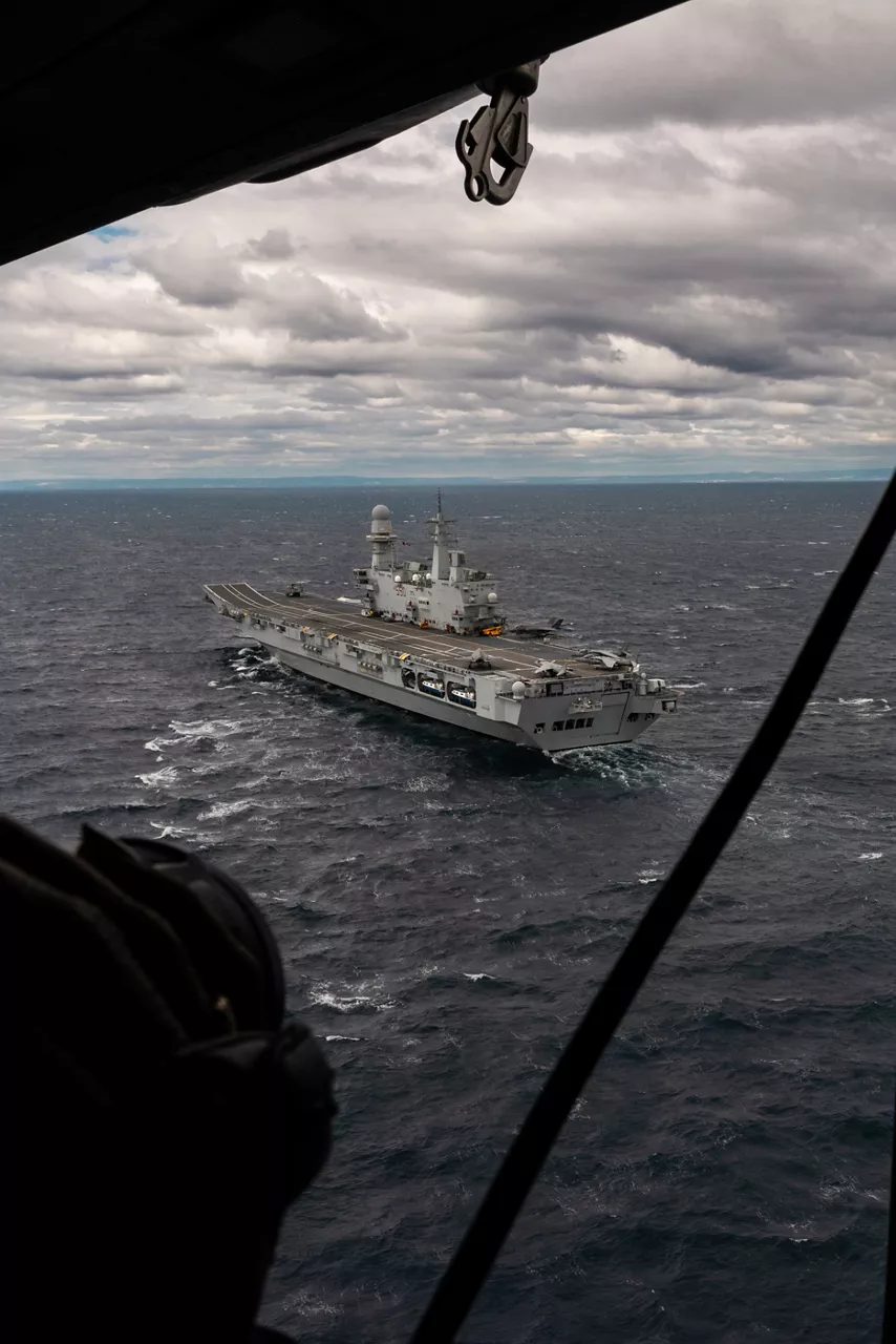 The Italian Navy aircraft carrier ITS Cavour gets underway near Taranto during Neptune Strike, an enhanced Vigilance Activity taking place in the Western and Central Mediterranean Sea from 25 March to 1 April 2026. Naval Striking and Support Forces NATO (STRIKFORNATO), a Portugal-based maritime command, leads several Neptune Strike iterations every year, focusing on improving Allied integration at sea while expanding our presence and awareness. This iteration involved Carrier Strike Groups from France, Italy and Spain.