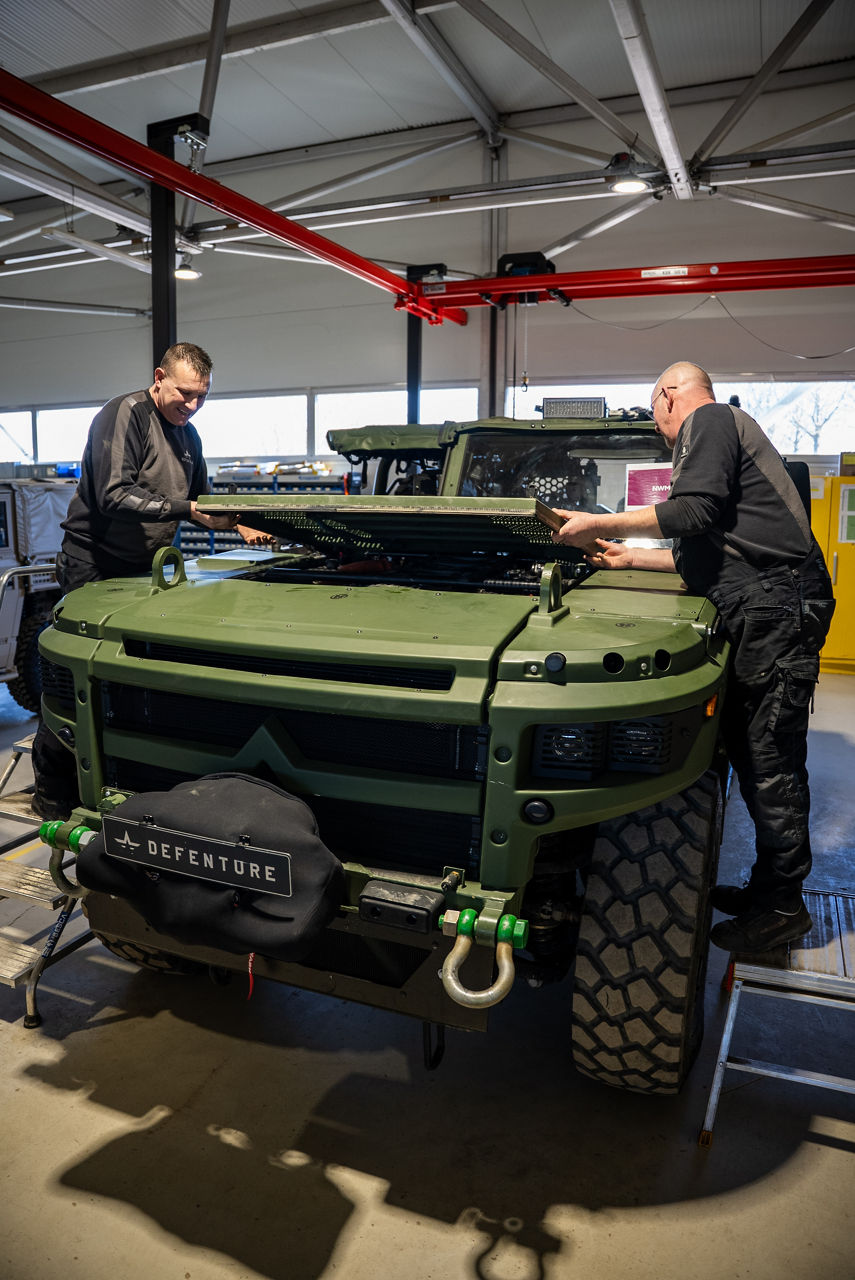 The Mammoth tactical vehicle features a multifuel engine and is a scaled-up version of the GRF platform. As NATO members ramp up defence spending, Europe’s defence industrial base is stepping up to meet demand. Defenture, a defence company founded in 2013 and headquartered in Tiel, the Netherlands, specialises in producing light tactical mobility solutions. Vehicles designed not just for transport, but for survivability and flexibility. 
Engineers, technicians, and assembly teams work side by side, transforming raw components into mission-ready vehicles, including the lightweight and maneuverable GRF and the powerful Mammoth. These vehicles are destined for use with various NATO allies including Germany and Lithuania.