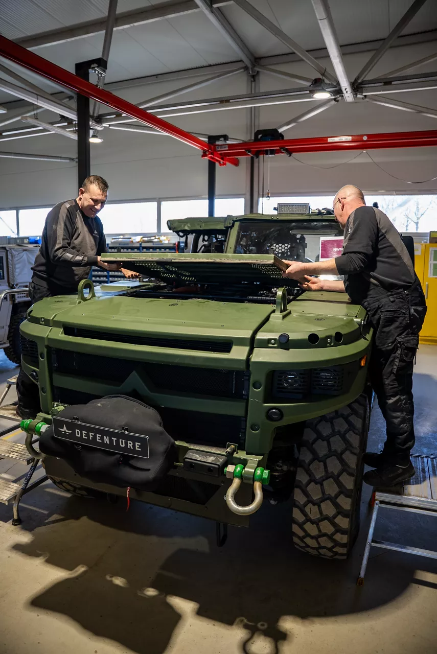 The Mammoth tactical vehicle features a multifuel engine and is a scaled-up version of the GRF platform. As NATO members ramp up defence spending, Europe’s defence industrial base is stepping up to meet demand. Defenture, a defence company founded in 2013 and headquartered in Tiel, the Netherlands, specialises in producing light tactical mobility solutions. Vehicles designed not just for transport, but for survivability and flexibility. 
Engineers, technicians, and assembly teams work side by side, transforming raw components into mission-ready vehicles, including the lightweight and maneuverable GRF and the powerful Mammoth. These vehicles are destined for use with various NATO allies including Germany and Lithuania.