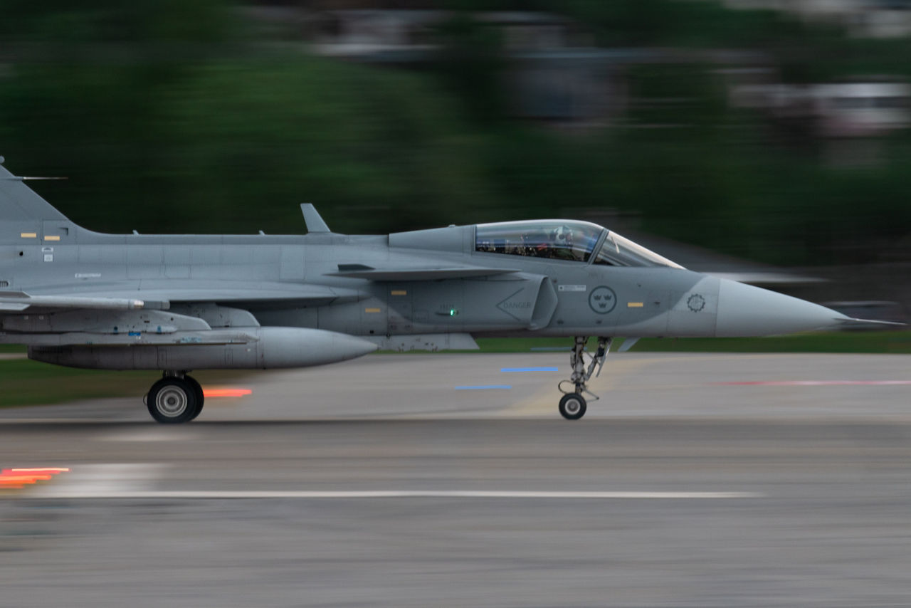 Sweden sends their fighter jets to Norway for exercise Ramstein Flag
