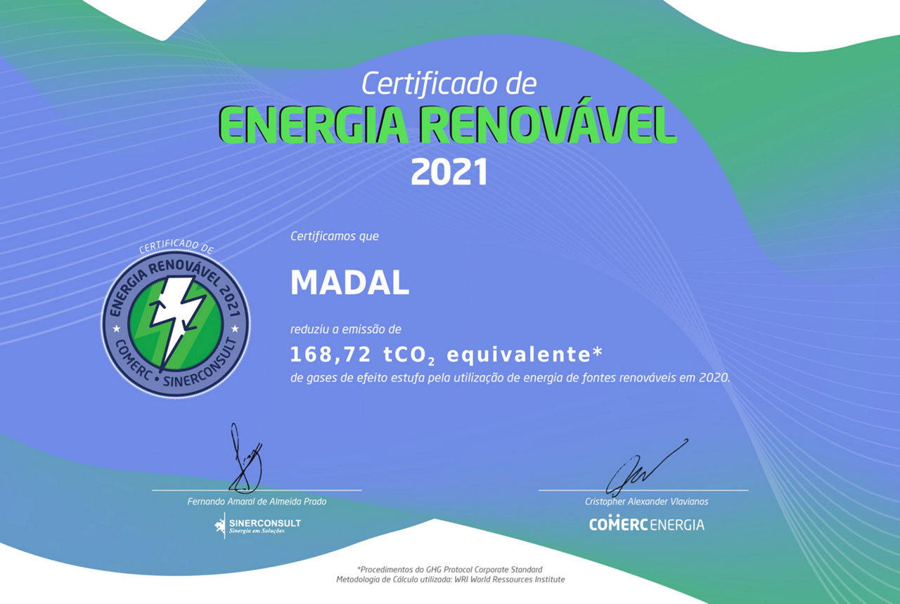 2012 certificado sustentabilidad