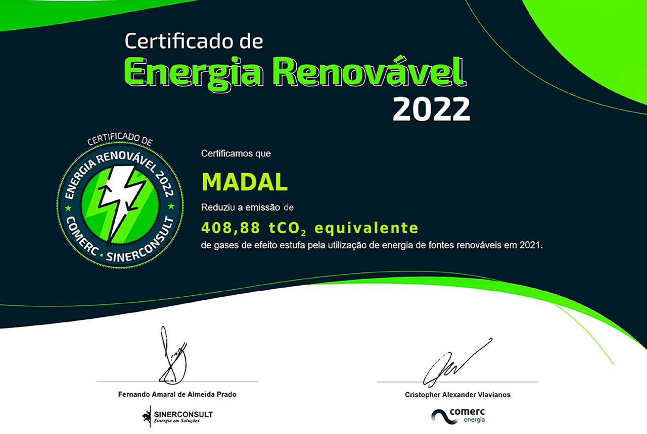 2022 certificado sustentabilidad