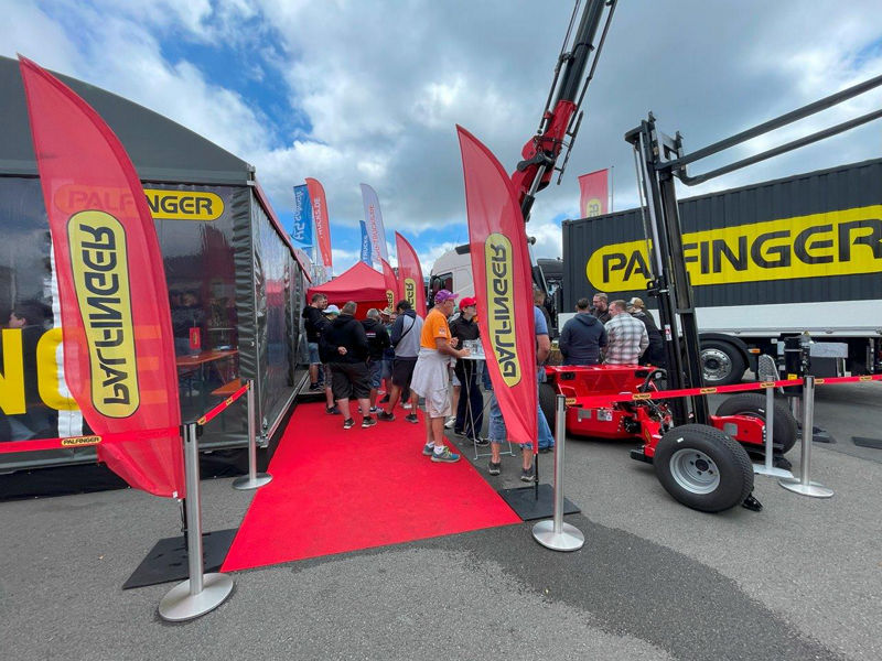 PALFINGER beim Truck Grand Prix 2025 – Innovation trifft Leidenschaft