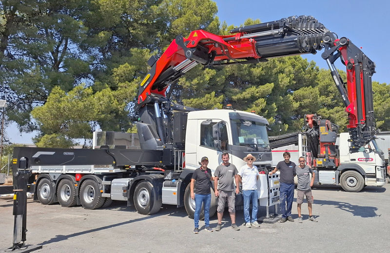 TRANSPORTES PÉREZ MONZÓN S.L APUESTA POR LA GRÚA ARTICULADA PK 1650 TEC