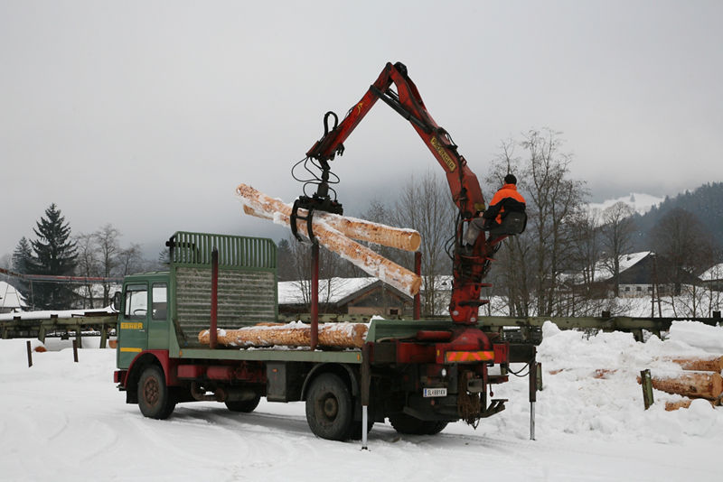 Holzkran mit Geschichte