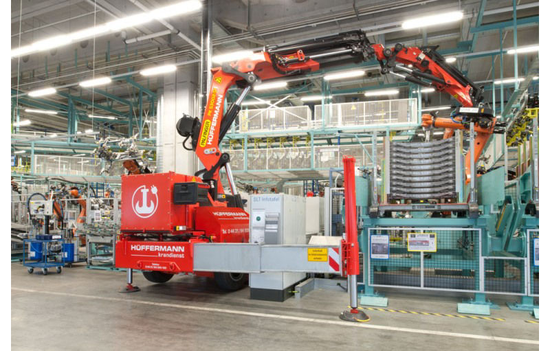 Hüffermann Kranmobil mit PALFINGER Ladekran