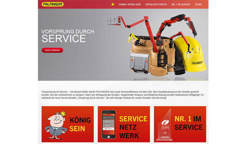 Neue Servicewebsite online!