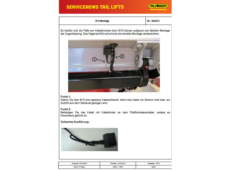 MBB B15 Sensor Montagehilfe