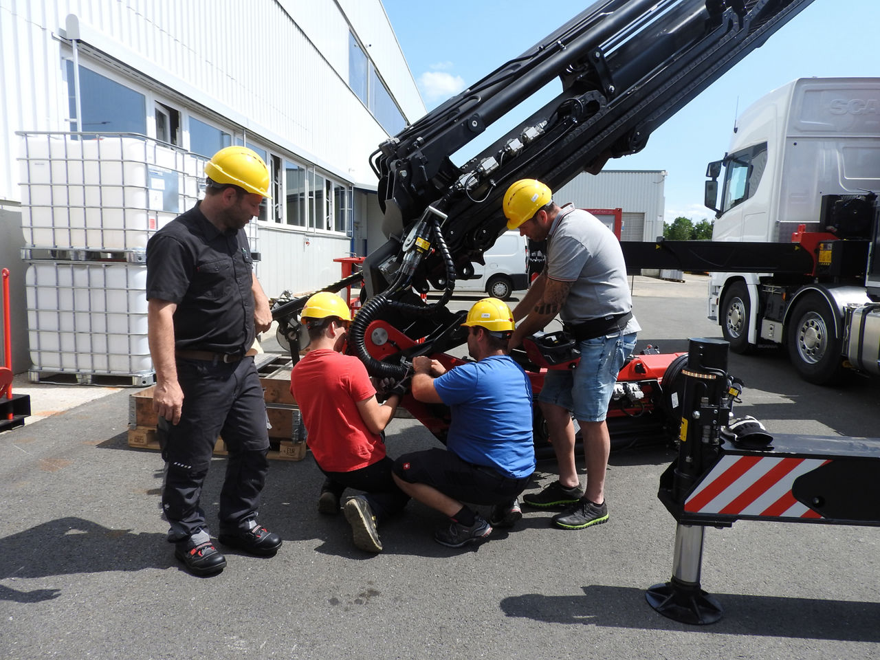 Werksmontage Übergabe