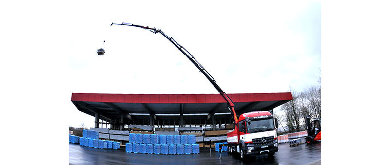 Punktlandung auf dem Dach