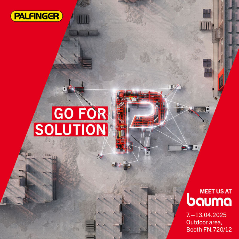 PALFINGER à bauma 2025 : des solutions de levage de haut niveau avec des équipements en avant-première mondiale.