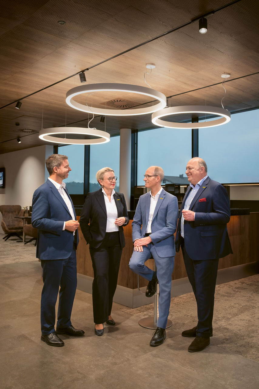 PALFINGER AG Executive Board at PALFINGER WORLD in Lengau