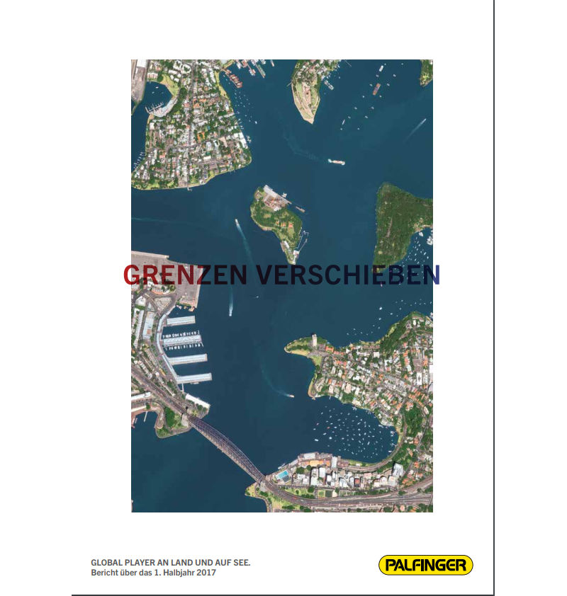 PALFINGER IM 1. HALBJAHR 2017 NEUERLICH MIT SIGNIFIKANTEM WACHSTUM