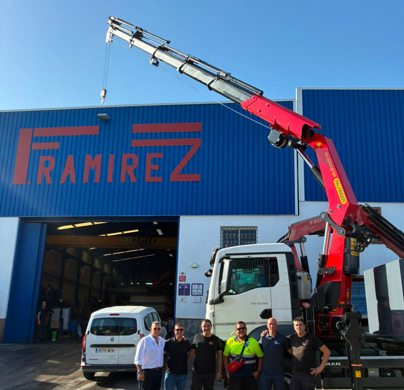 ROCESAN REFUERZA SU FLOTA CON UNA NUEVA PALFINGER PK 42002 SH PARA AFRONTAR LOS PROYECTOS DE ELEVACIÓN MÁS EXIGENTES