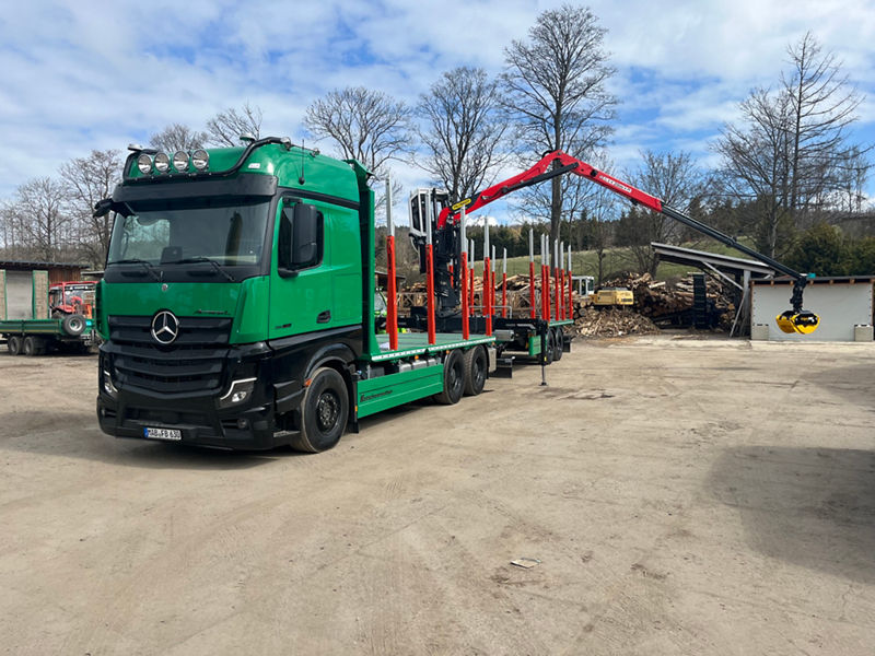 Wie das Forstunternehmen Bergelt auf PALFINGER-Krane vertraut