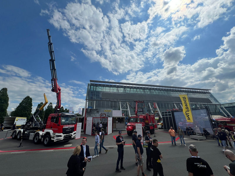 PALFINGER Messestand auf der Interschutz 2026