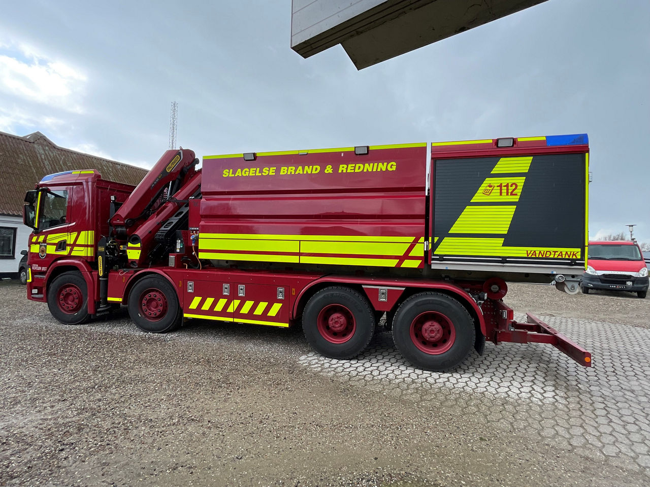 Ladekran-Abrollkipper-Kombination für Werksmontage