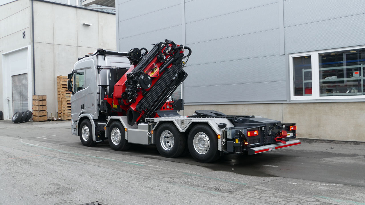 Werksmontage Kranfahrzeug