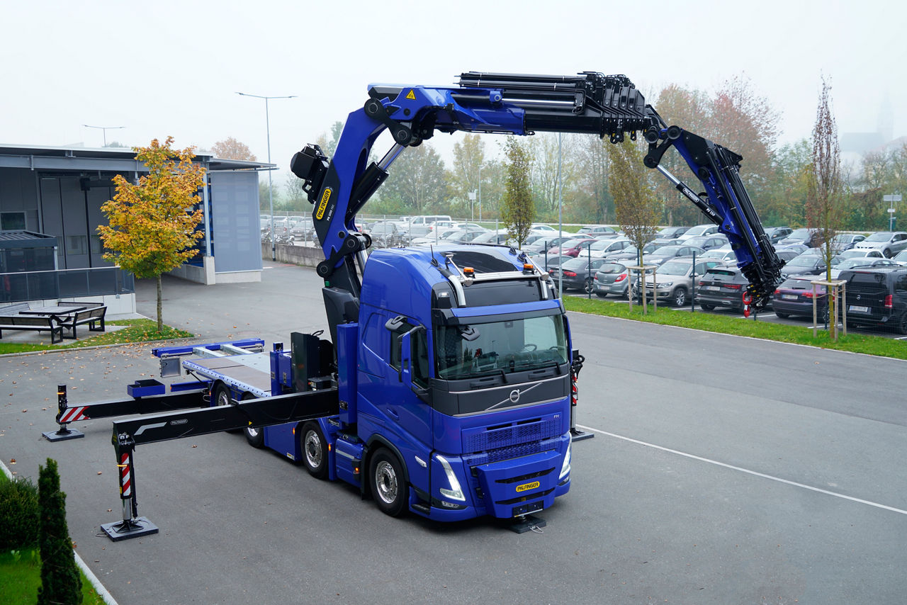 Werksmontage Kranfahrzeug