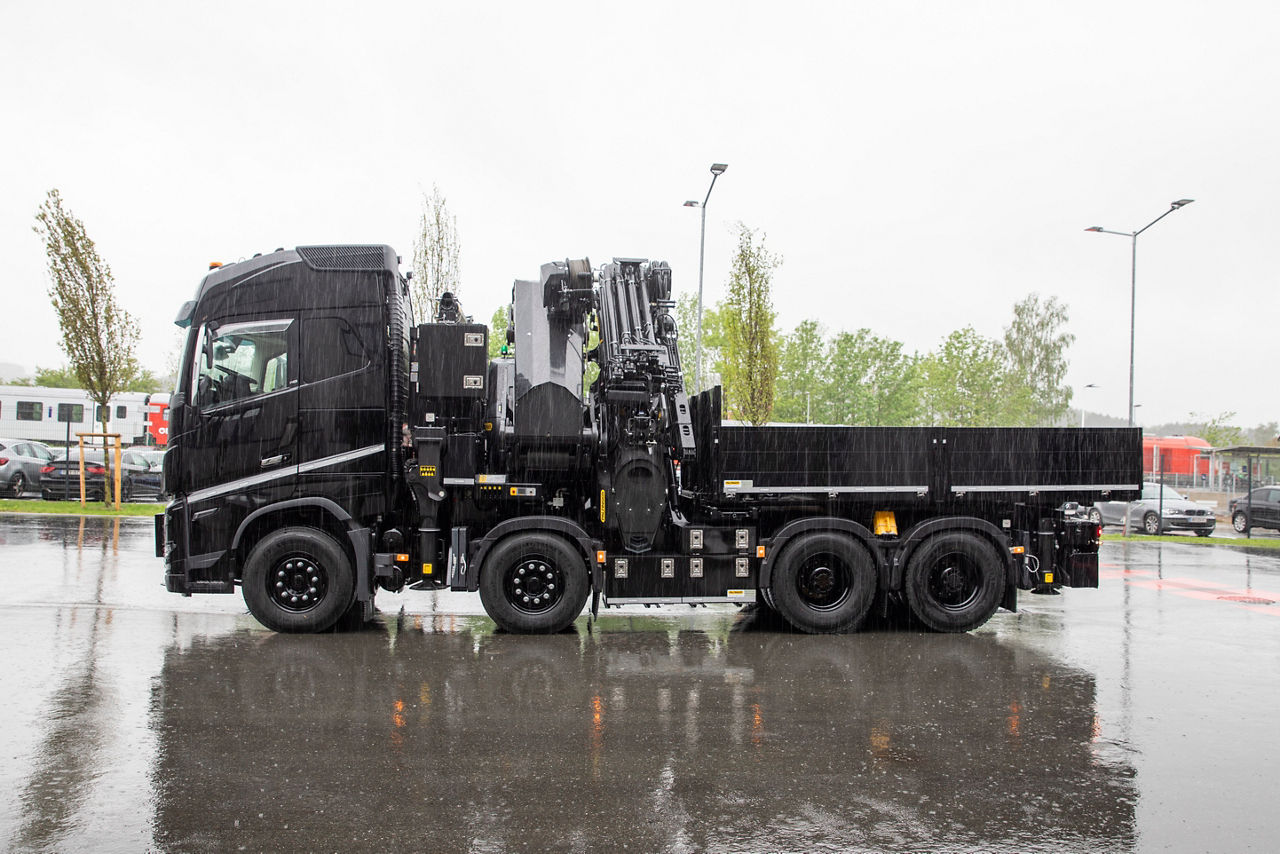 Werksmontage Kranfahrzeug