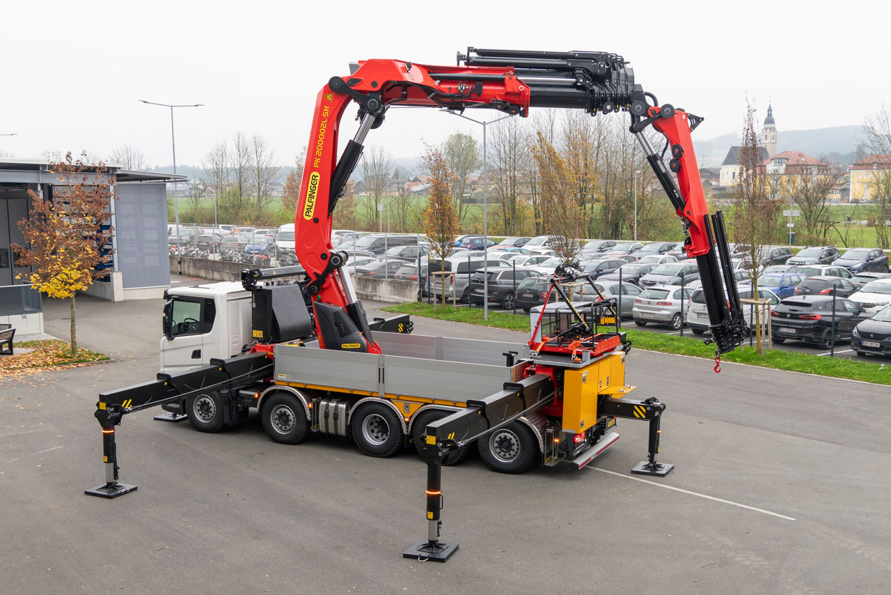 Werksmontage Kranfahrzeug