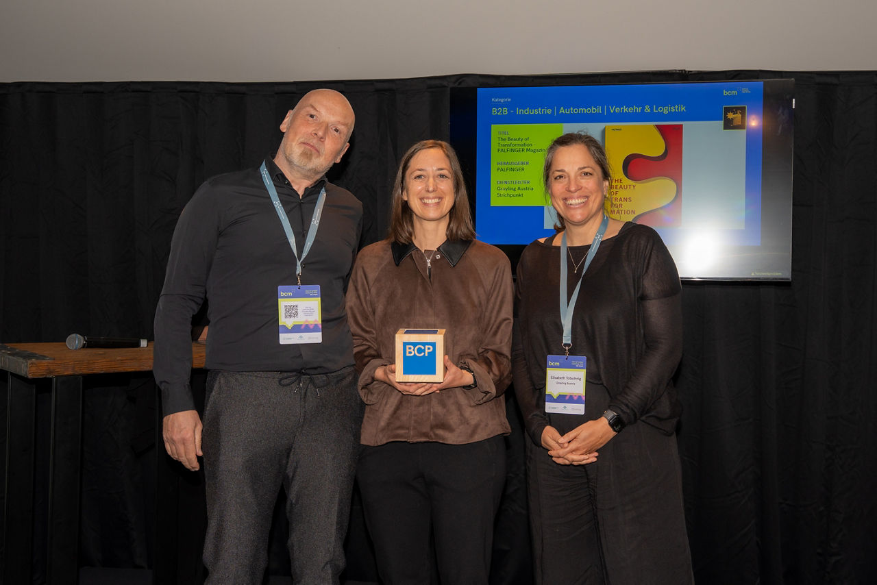 PALFINGER’s corporate magazine “The Beauty of Transformation” won gold at the Best of Corporate Print Award 2026.
