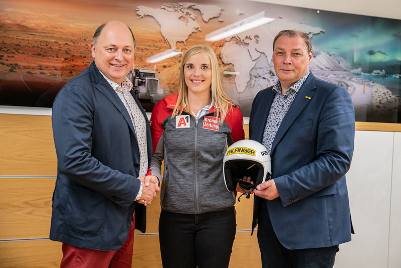 PALFINGER sponsert Skirennläuferin Elisabeth Reisinger
