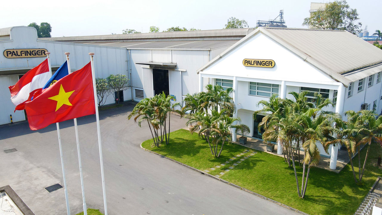 PALFINGER davit production site in Hanoi, Vietnam