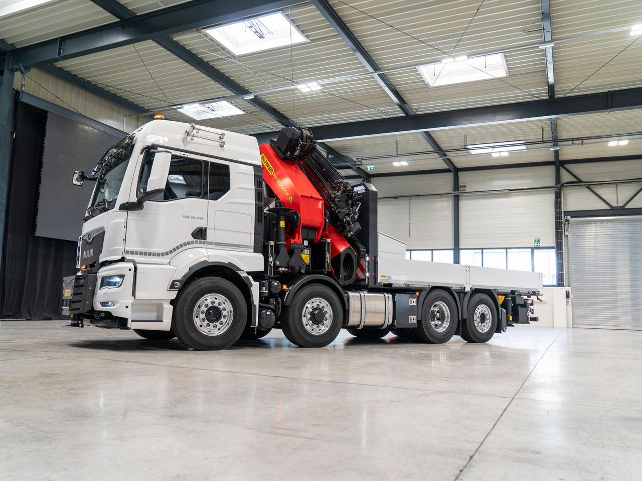 Werksmontage Kranfahrzeug