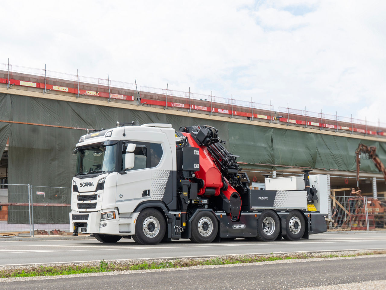 Werksmontage Kranfahrzeug