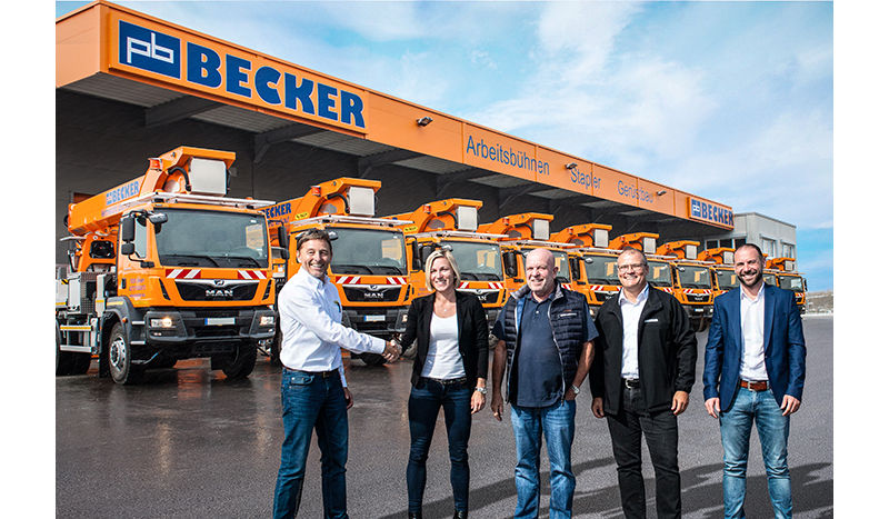 PALFINGER P 370 KS E ergänzt elektrischen Fuhrpark der Paul Becker GmbH